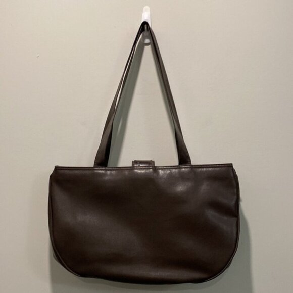 BROWN Croc Shoulder Bag - Picture 5 of 11